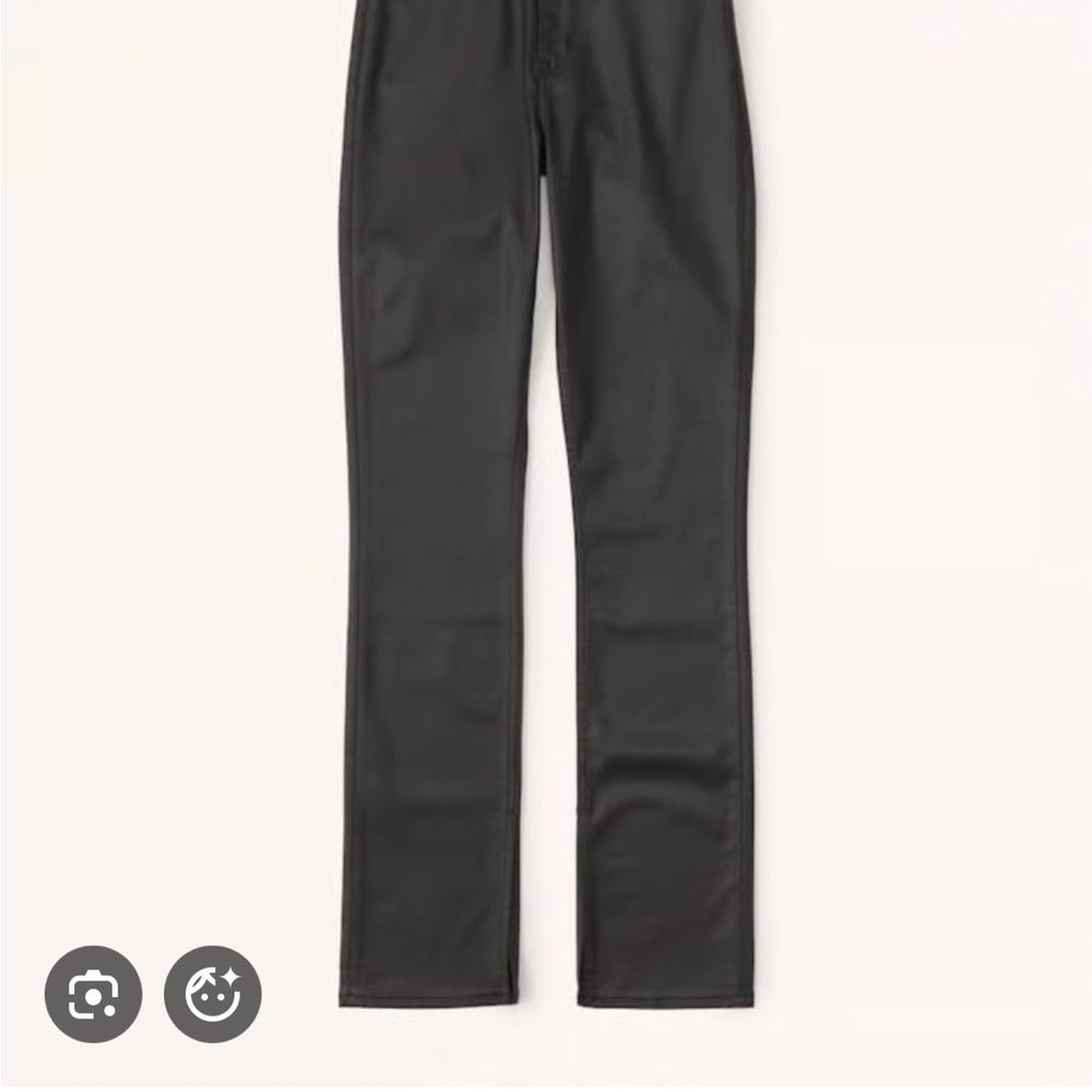 Abercrombie & Fitch Black High-Rise Pants